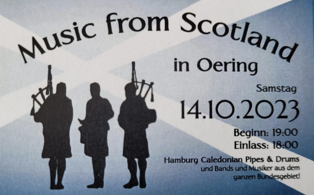 Music from Scotland 2023 Förderverein der Gemeinde Oering e.V.
